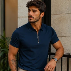 [LEVE 5 PAGUE 3] Camisa Masculina Roman em Algodão e Elastano Premium (Alto Padrão de Estilo!)
