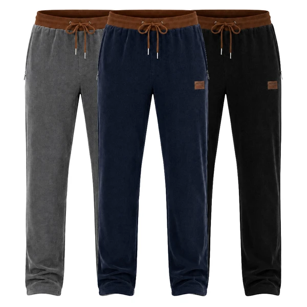 [LEVE 3 PAGUE 2] Calça Masculina Augusto em Tecido Moletom com Controle Térmico (Estilo de Alto Nível!)