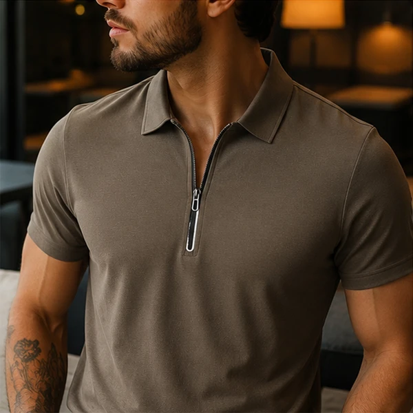 [LEVE 5 PAGUE 3] Camisa Masculina Roman em Algodão e Elastano Premium (Alto Padrão de Estilo!)