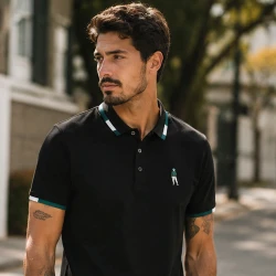[LEVE 5 PAGUE 3] Camisa Masculina Castelli em Algodão e Poliéster Premium (Discrição de Alto Padrão)