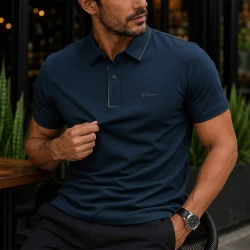 [LEVE 5 PAGUE 3] Camisa Masculina Liverno em Algodão e Poliéster (Conforto e Estilo de Alto Padrão!)