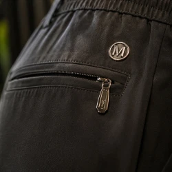 [LEVE 3 PAGUE 2] Calça Masculina DonCarlo em Seda Gelo e Elastano (Sofisticação Para Homens Exigentes!)