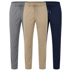 [LEVE 3 PAGUE 2] Calça Masculina DonCarlo em Seda Gelo e Elastano (Sofisticação Para Homens Exigentes!)
