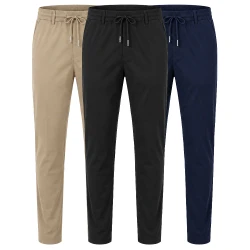 [LEVE 3 PAGUE 2] Calça Masculina DonCarlo em Seda Gelo e Elastano (Sofisticação Para Homens Exigentes!)
