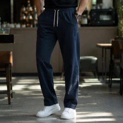 [LEVE 5 PAGUE 3] Calça Masculina Alfa em Sarja e Elastano (Moderna, Forte e Sofisticada!)