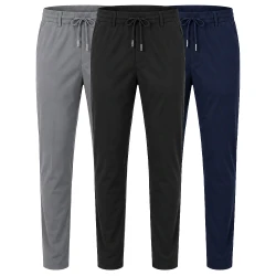 [LEVE 3 PAGUE 2] Calça Masculina DonCarlo em Seda Gelo e Elastano (Sofisticação Para Homens Exigentes!)