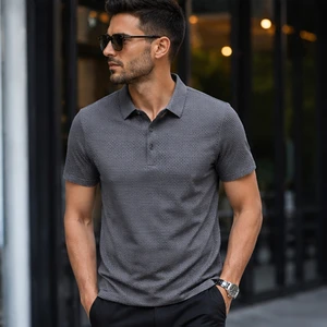 [LEVE 5 PAGUE 3] Camisa Masculina Novex em Seda Gelo e Elastano (Luxo Masculino em Cada Detalhe)