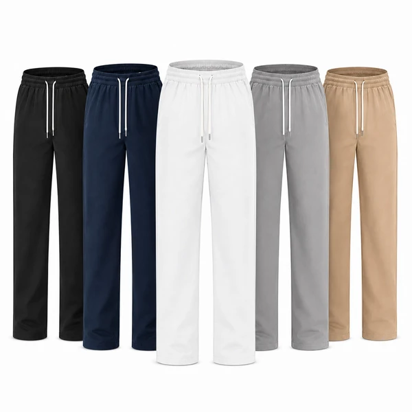 [LEVE 5 PAGUE 3] Calça Masculina Alfa em Sarja e Elastano (Moderna, Forte e Sofisticada!)