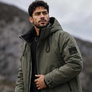 [LEVE 2 PAGUE 1] Jaqueta Masculina Valkor com Forro Térmico +3BRINDES: Relógio, Cinto e Carteira