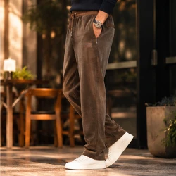 [LEVE 3 PAGUE 2] Calça Masculina Augusto em Tecido Moletom com Controle Térmico (Estilo de Alto Nível!)